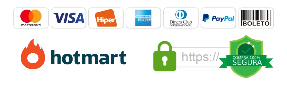 Compra segura via Hotmart